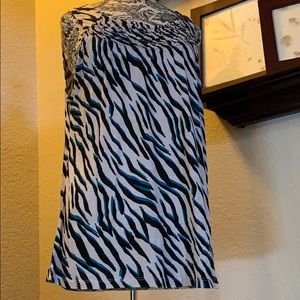 INC Macy’s Zebra print LG